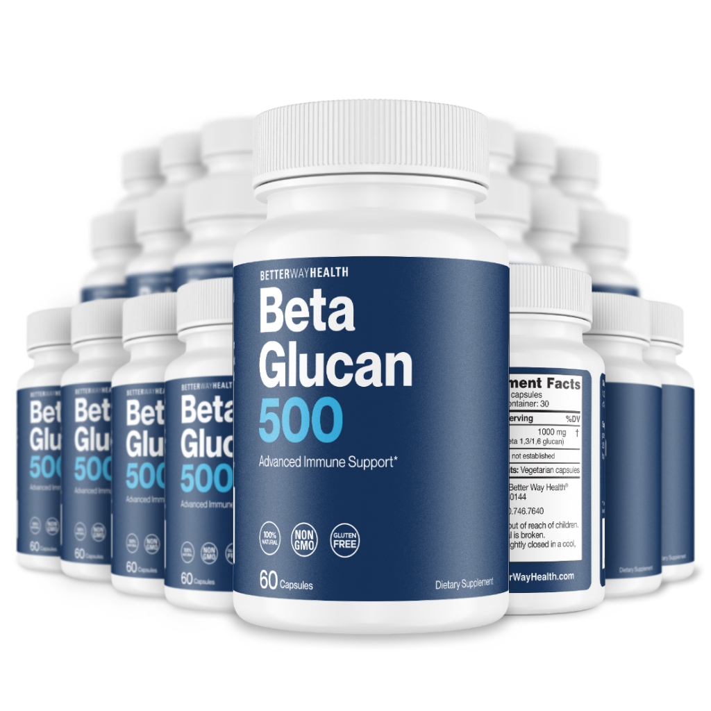 Beta Glucan 500 supplements in 20 Pack
