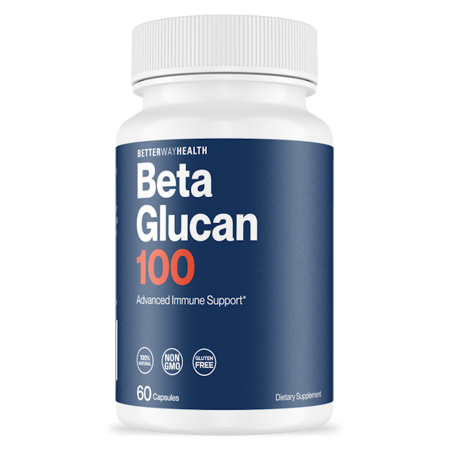 100mg of Better Way Health Beta Glucan formulated by AJ Lanigan