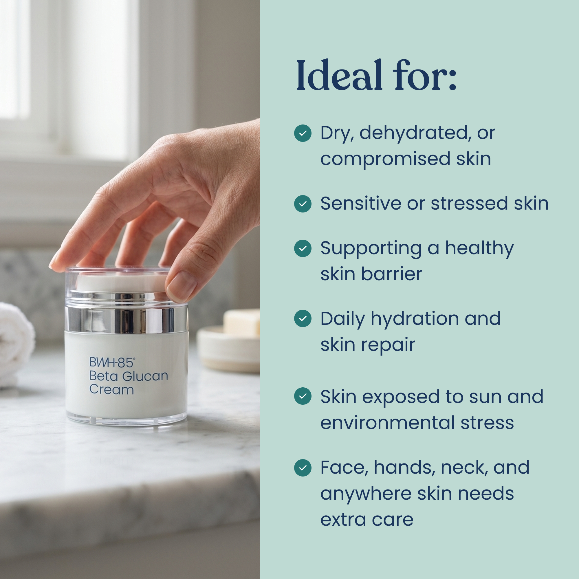 Beta Glucan & Aloe Vera Body Cream – Better Way Health