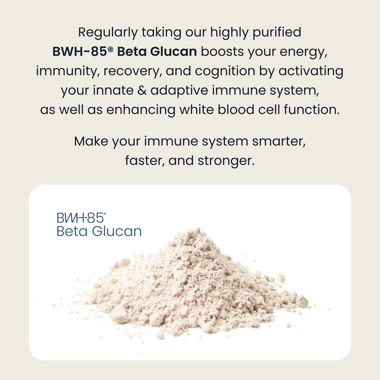 BWH-85® Beta Glucan 100mg