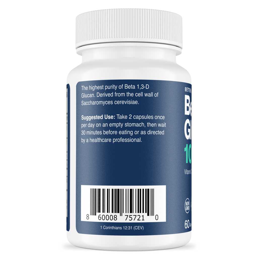 beta glucan has suggested usage and dosage guidelines on the bottle